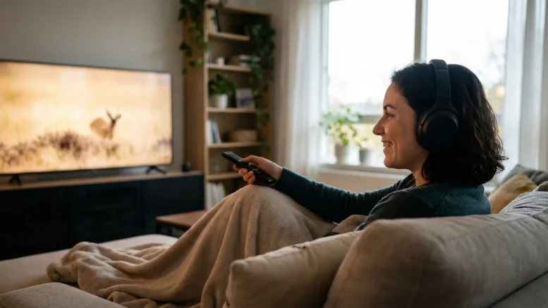 Klidný večer u TV: Bezdrátová sluchátka pro nerušený zážitek