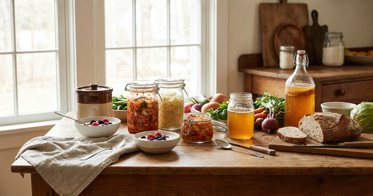 Fermentované potraviny: Klíč k vitalitě a zdravému střevu