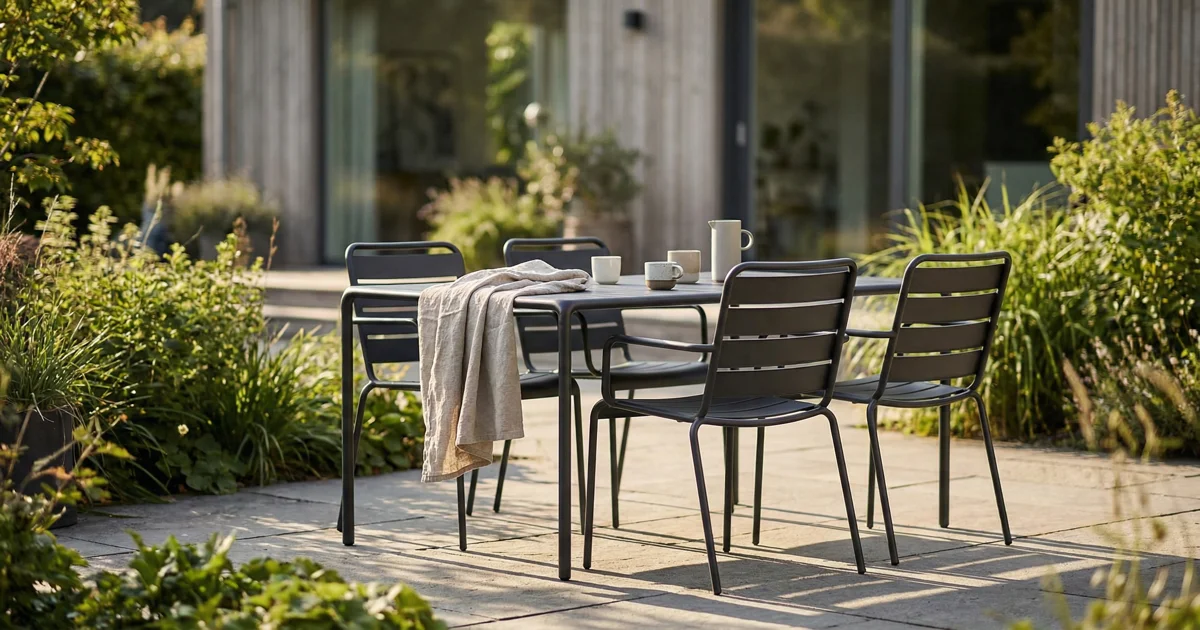 Kovový zahradní nábytek: Odolnost a moderní design pro exteriér