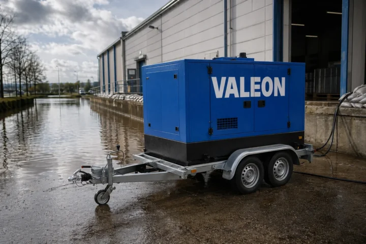 Klima, povodně, kalamity: jak české firmy kupují rezilienci formou pronájmu — mobilní elektrocentrála Valeon