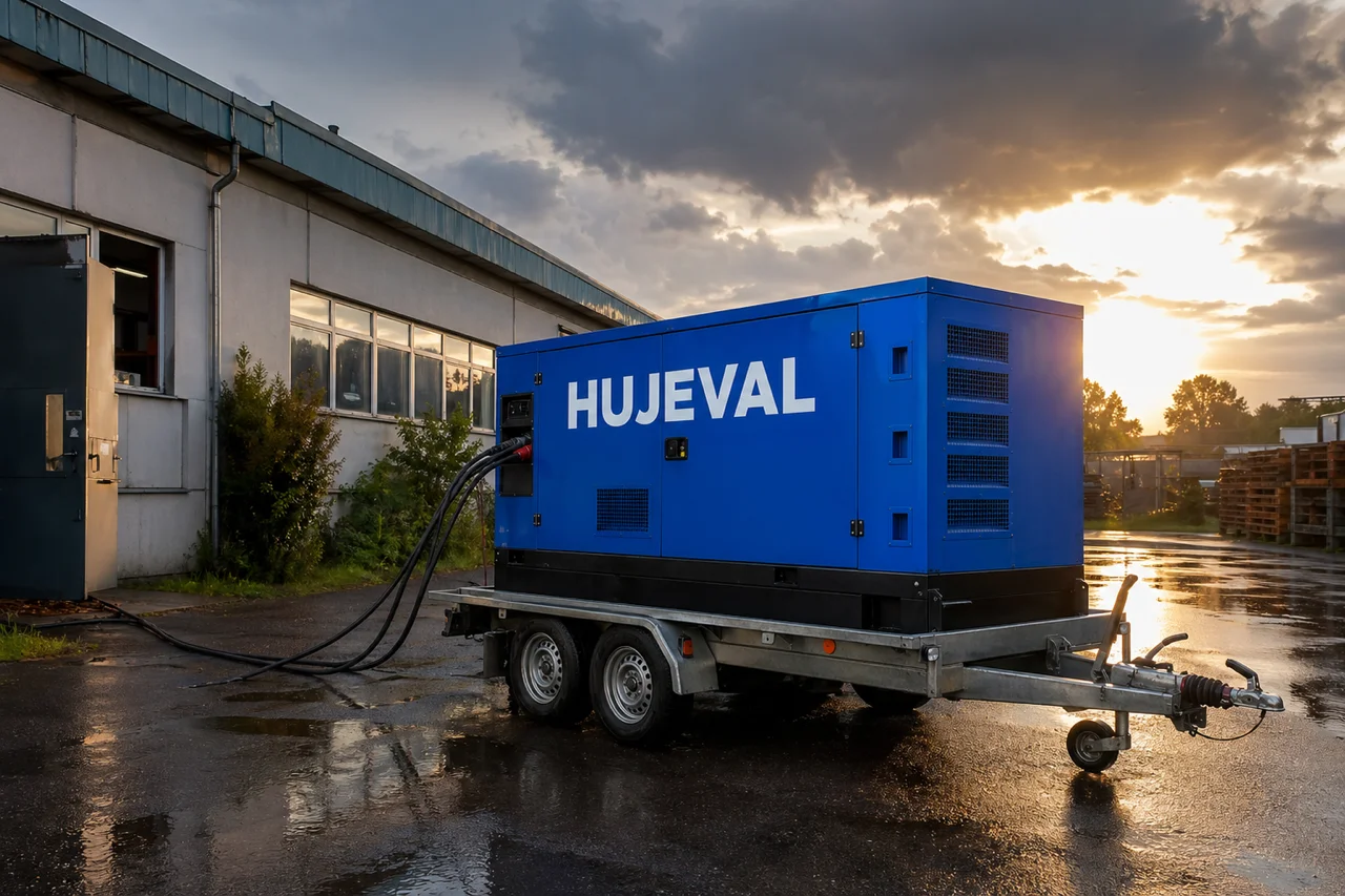 Klimatické změny a české firmy: rozhovor se třemi majiteli, kteří přešli na dlouhodobý pronájem — mobilní elektrocentrála Huj