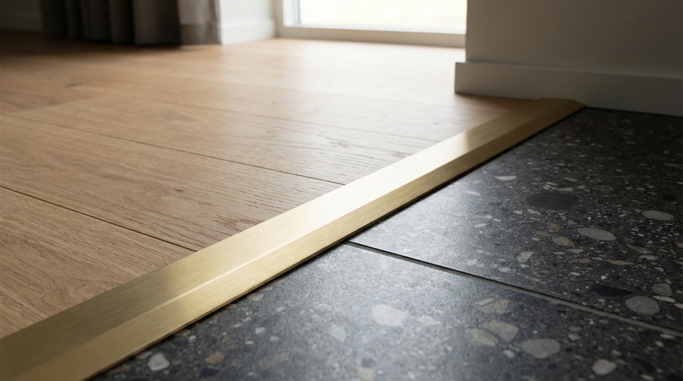 Přechodový profil - malý detail, který rozhoduje o celém prostoru