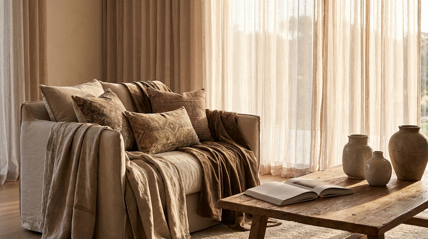 Bytový textil, který promění domov během pár minut