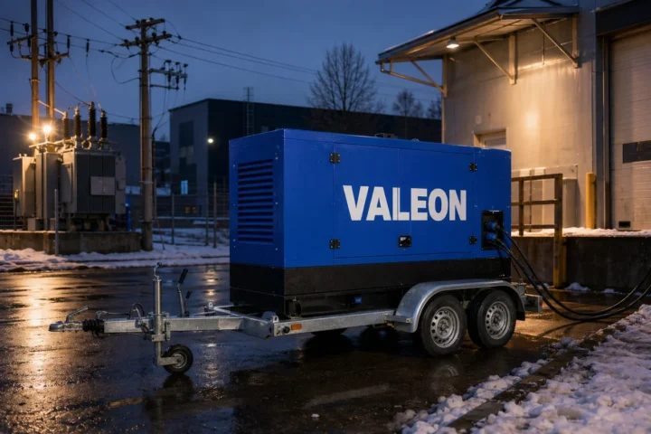 Stárnoucí distribuční síť ČR: proč jsou výpadky častější a kdo na to doplácí — mobilní elektrocentrála Valeon